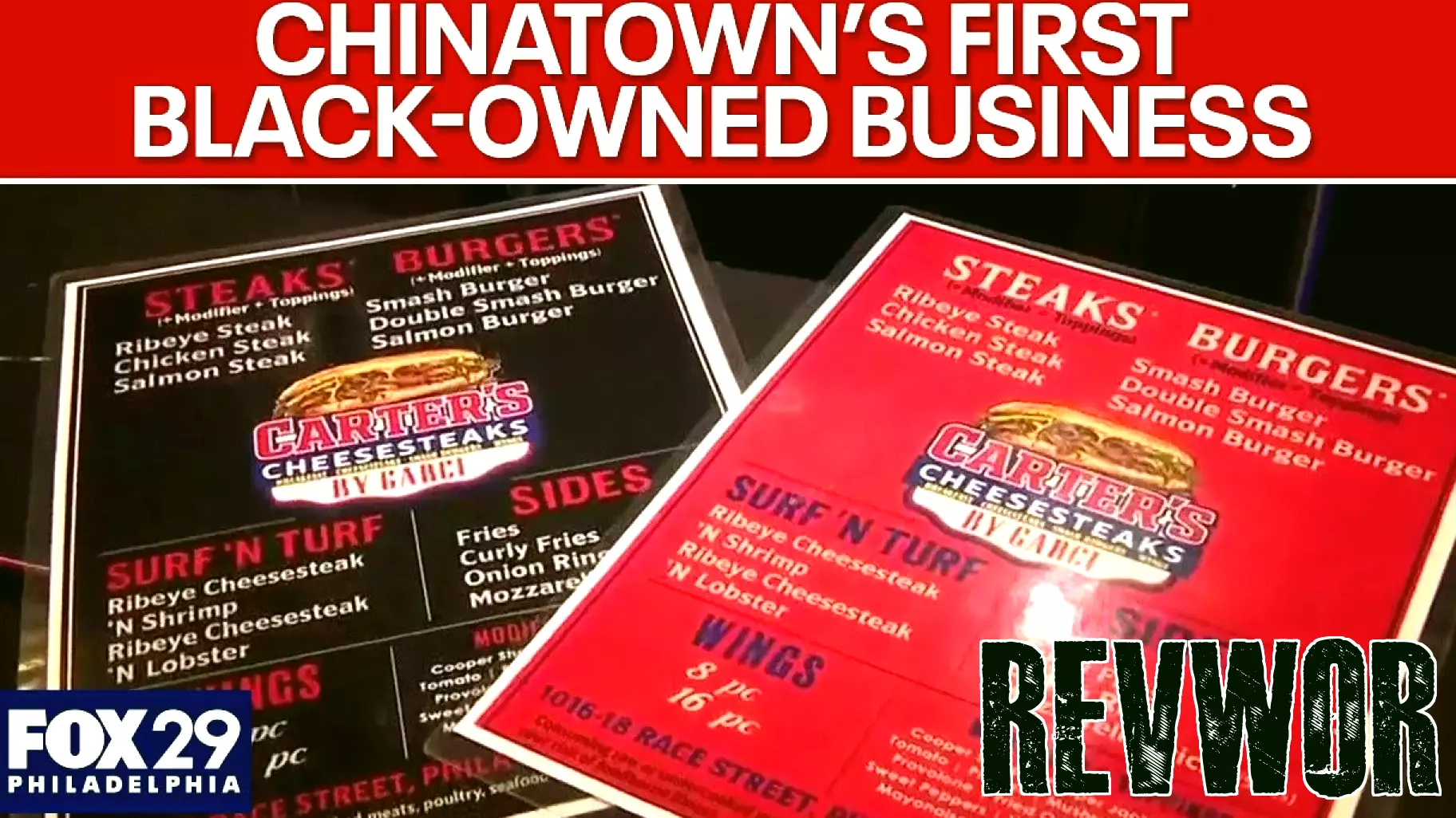Carter’s Cheesesteaks: First Black-owned business to open in Philadelphia's Chinatown