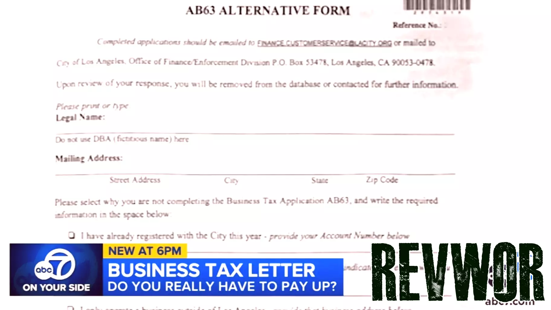 Confusion Reigns as LA Residents Receive Unexpected Business Tax Notices