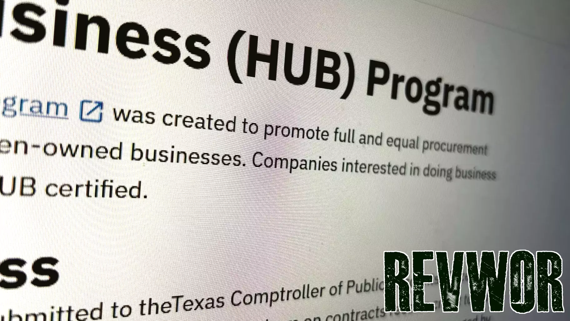 Texas Comptroller Revamps HUB Program, Excluding Minority and Women-Owned Businesses