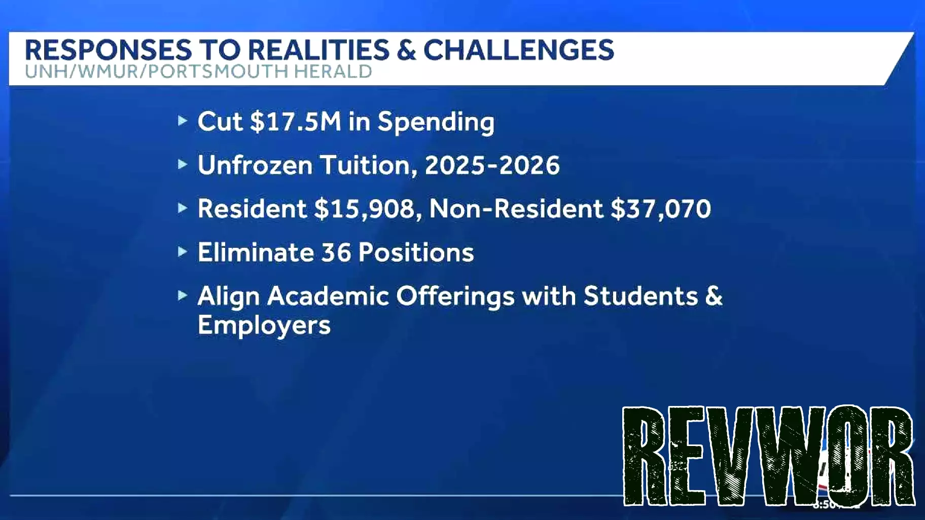 UNH Unveils Five-Year Strategic Plan to Address Challenges