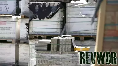 Brush fire destroys over 100 tile pallets at Kern County business, sparking fire safety concerns