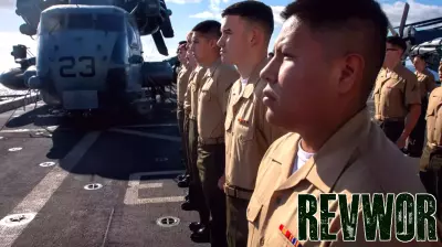 Pentagon Marines to Swap Camouflage for Formal Dress Uniforms